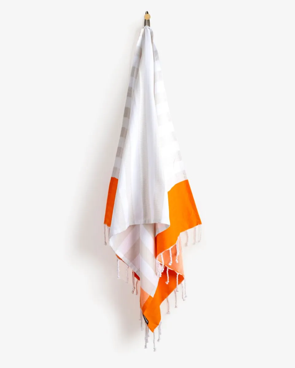 Tangerine | Bamboo & cotton Blend Woven | Bath/beach/Everyday Towels