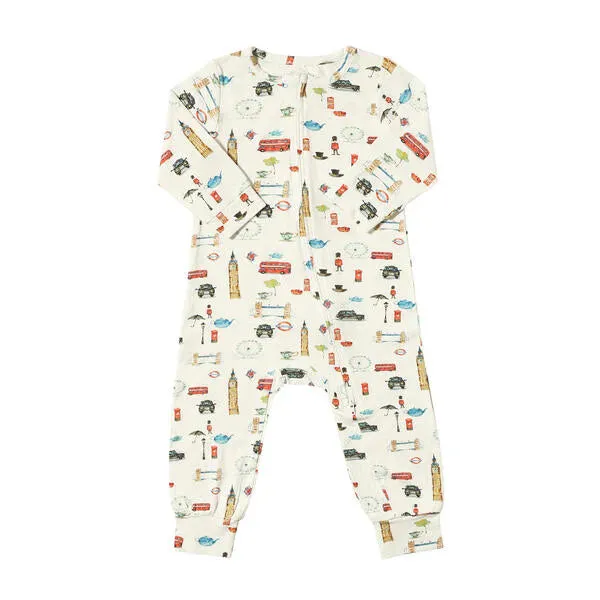 Tickety-Boo Zipper Romper