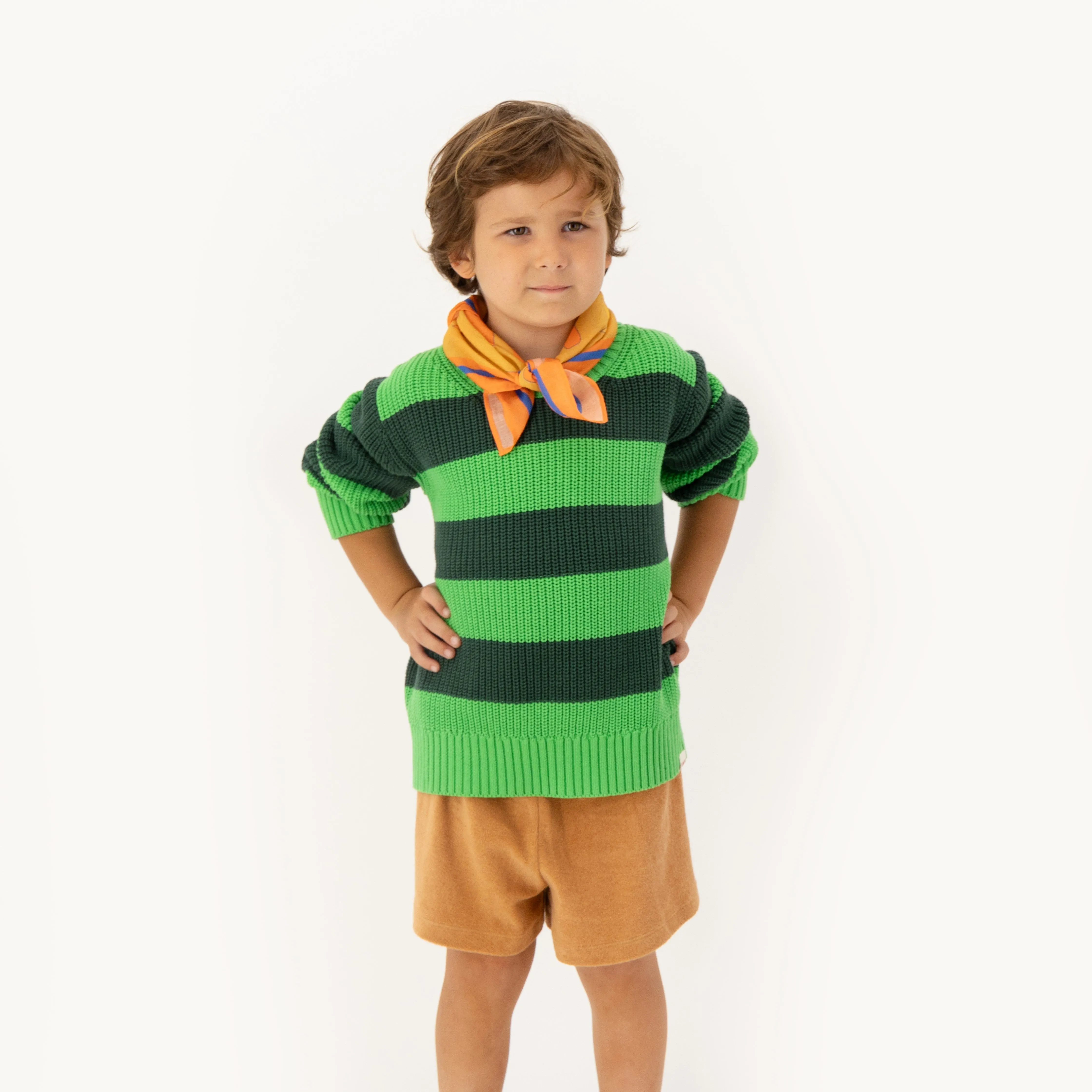 TINYCOTTONS - Stripes Sweater - Light Green