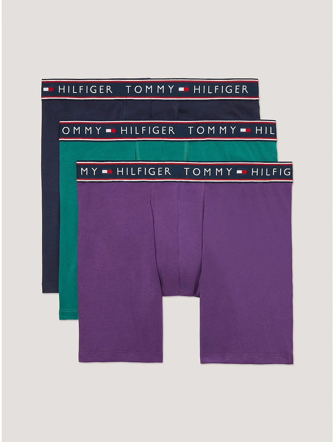 Tommy Hilfiger Men's Cotton Stretch Boxer Brief 3-Pack