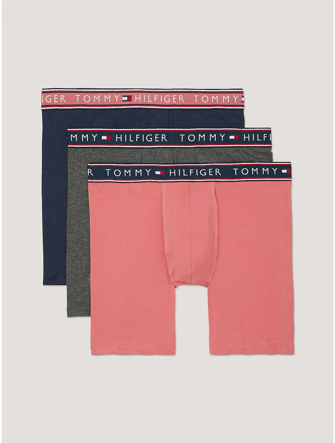 Tommy Hilfiger Men's Cotton Stretch Boxer Brief 3-Pack