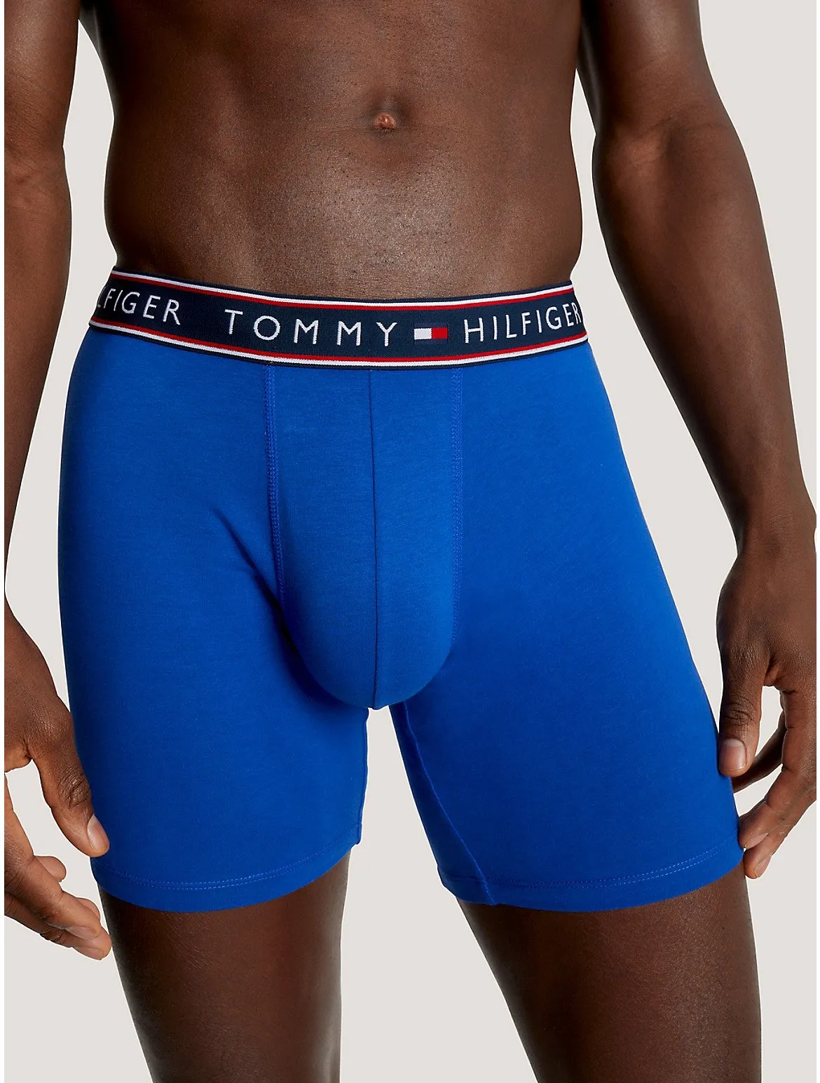 Tommy Hilfiger Men's Cotton Stretch Boxer Brief 3-Pack