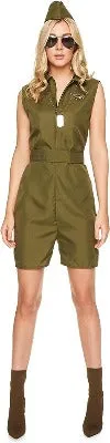 Top pilot Aviator Girl Women's Costume