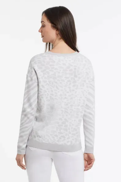 Tribal 4757O Reversible L/S Sweater