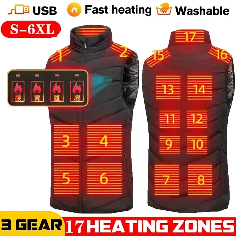 USB Infrared 17 Heating Jacket