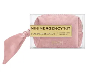 Velvet Minimergency Kits for Bridesmaids Dusty Pink