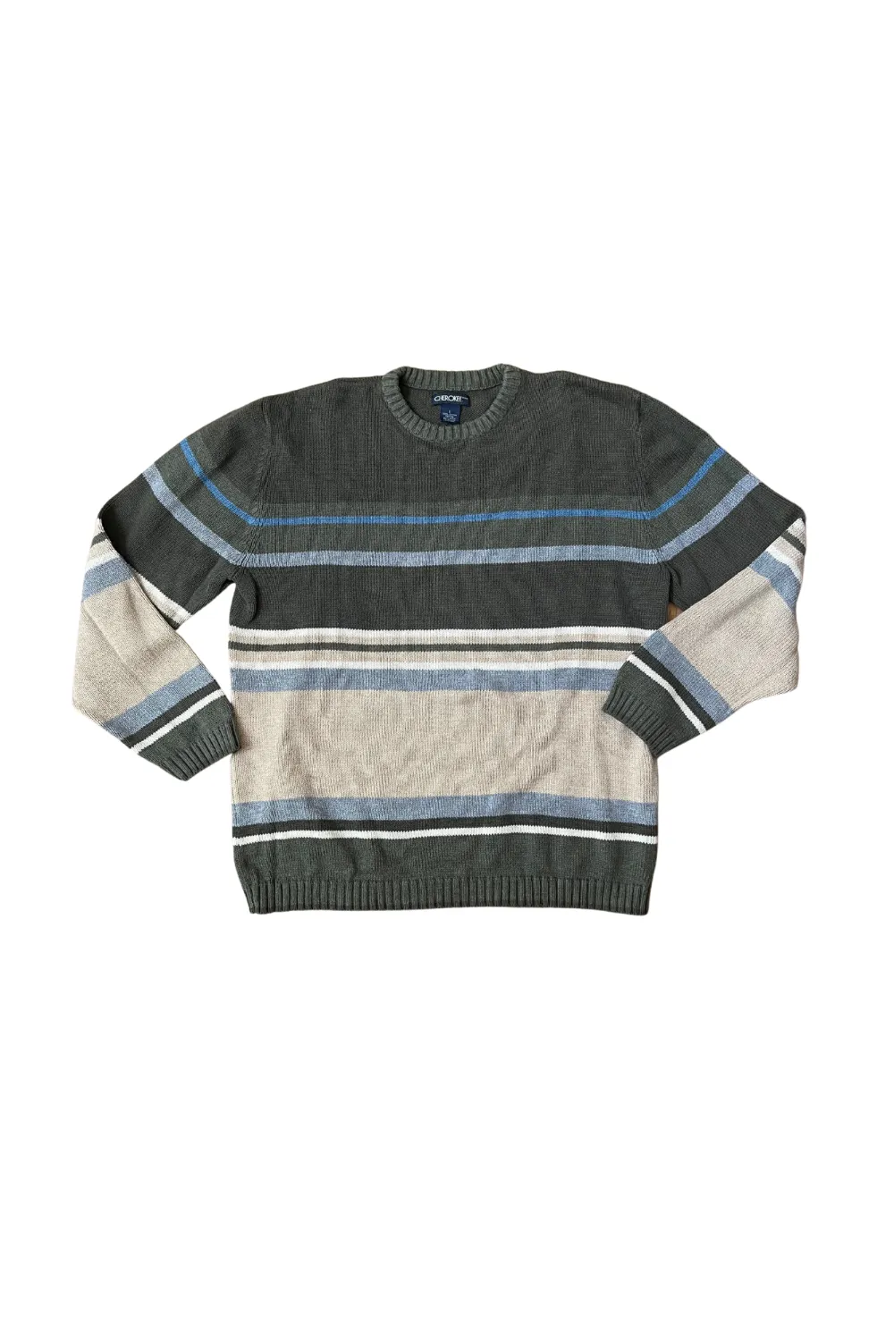 Vintage Cherokee Stripe Knit Sweater