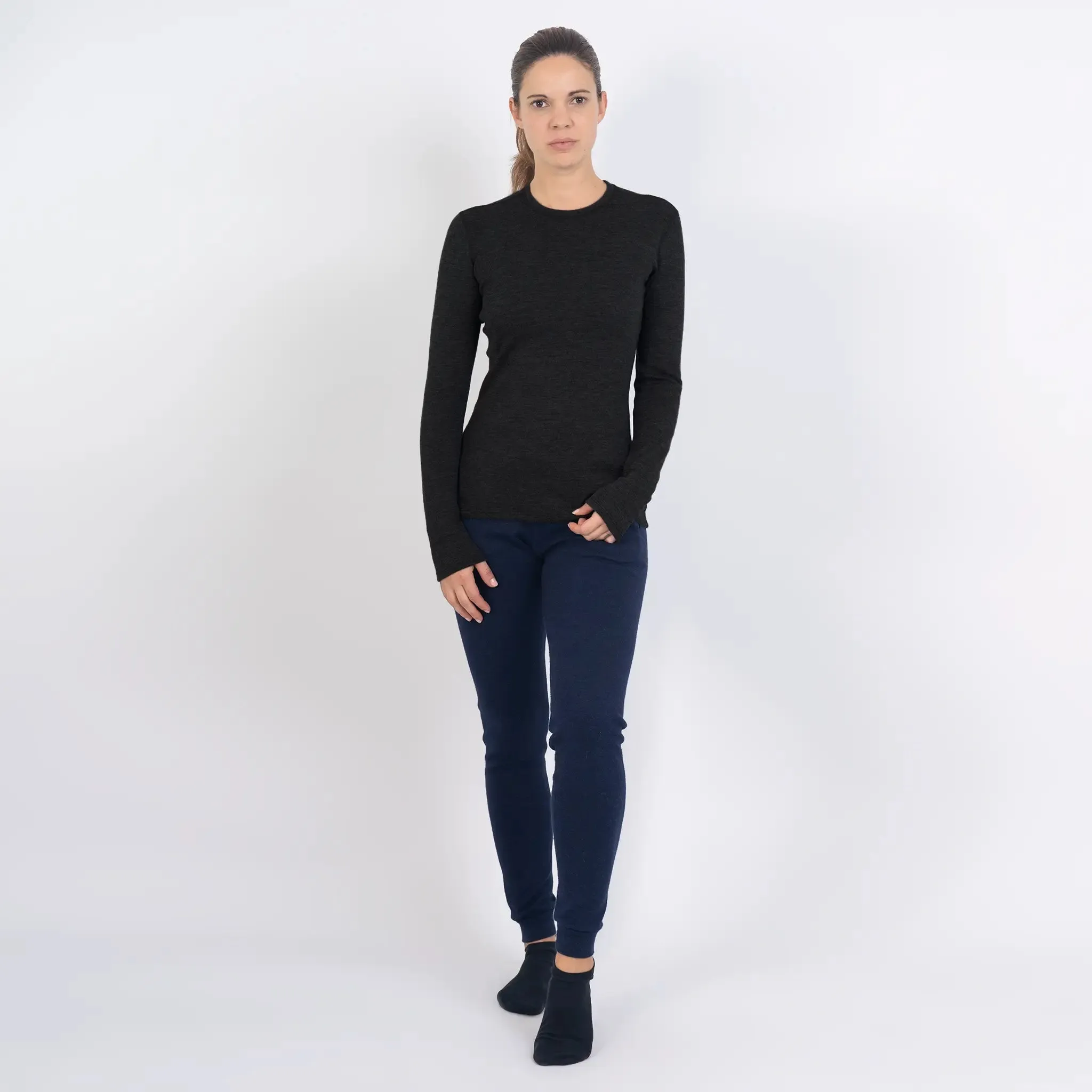 Women's Alpaca Wool Sweater: 300 Lightweight