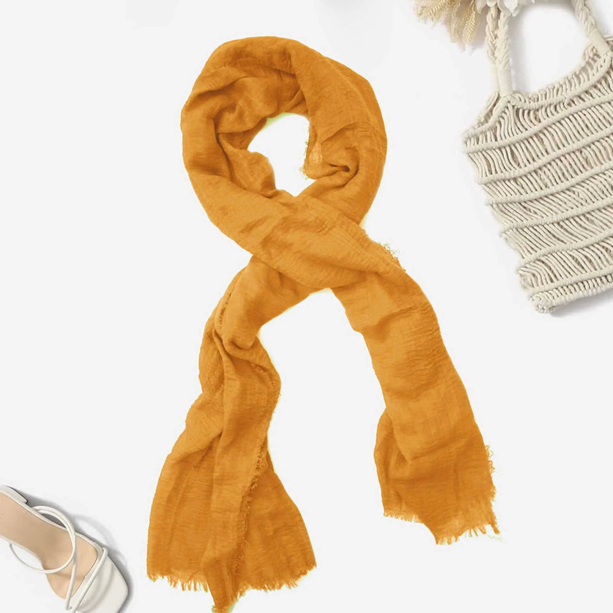 Women's High Quality Crimps Scarf Hijab