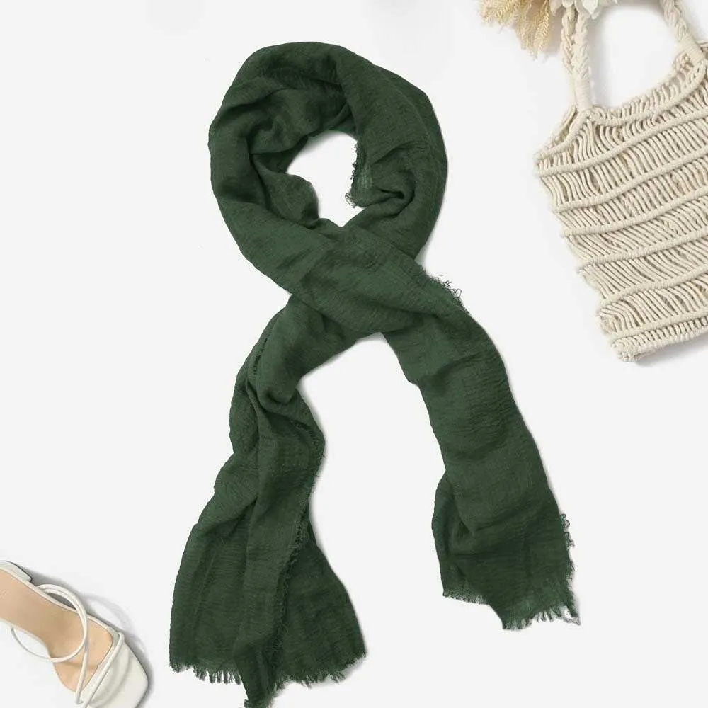 Women's High Quality Crimps Scarf Hijab