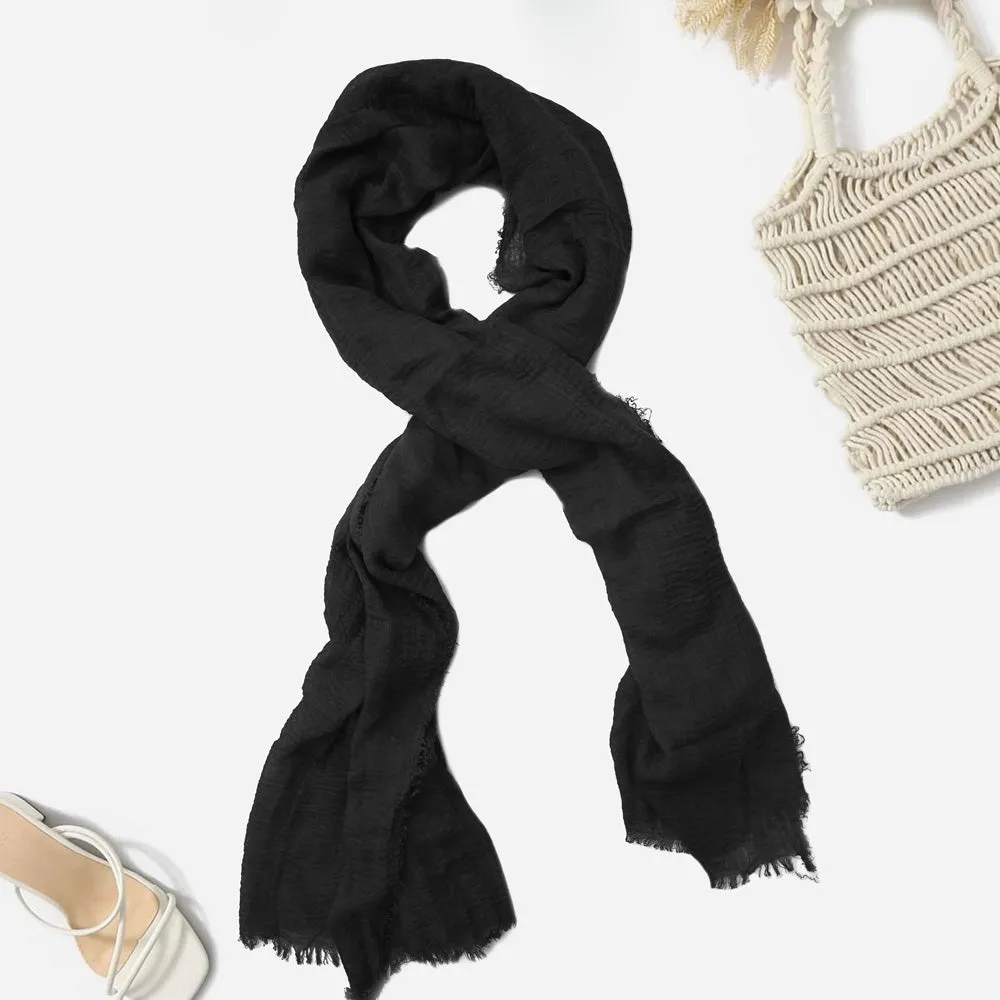 Women's High Quality Crimps Scarf Hijab