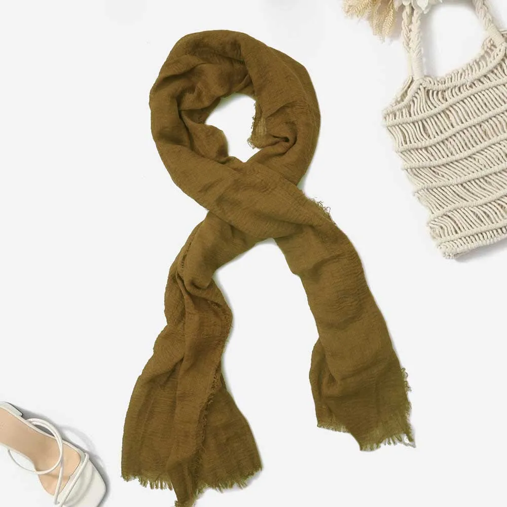 Women's High Quality Crimps Scarf Hijab