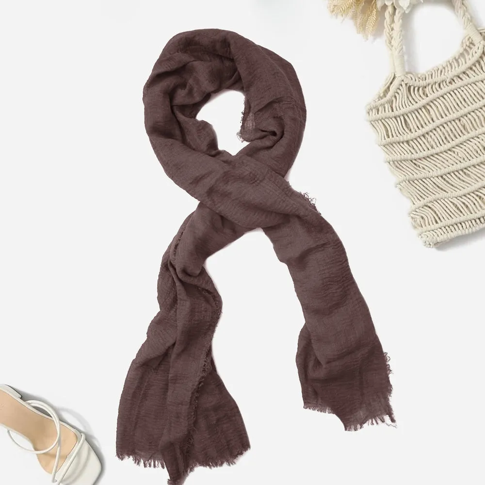 Women's High Quality Crimps Scarf Hijab