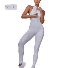 Women's Standing Neck Zippered Cardigan Yoga Sportswear