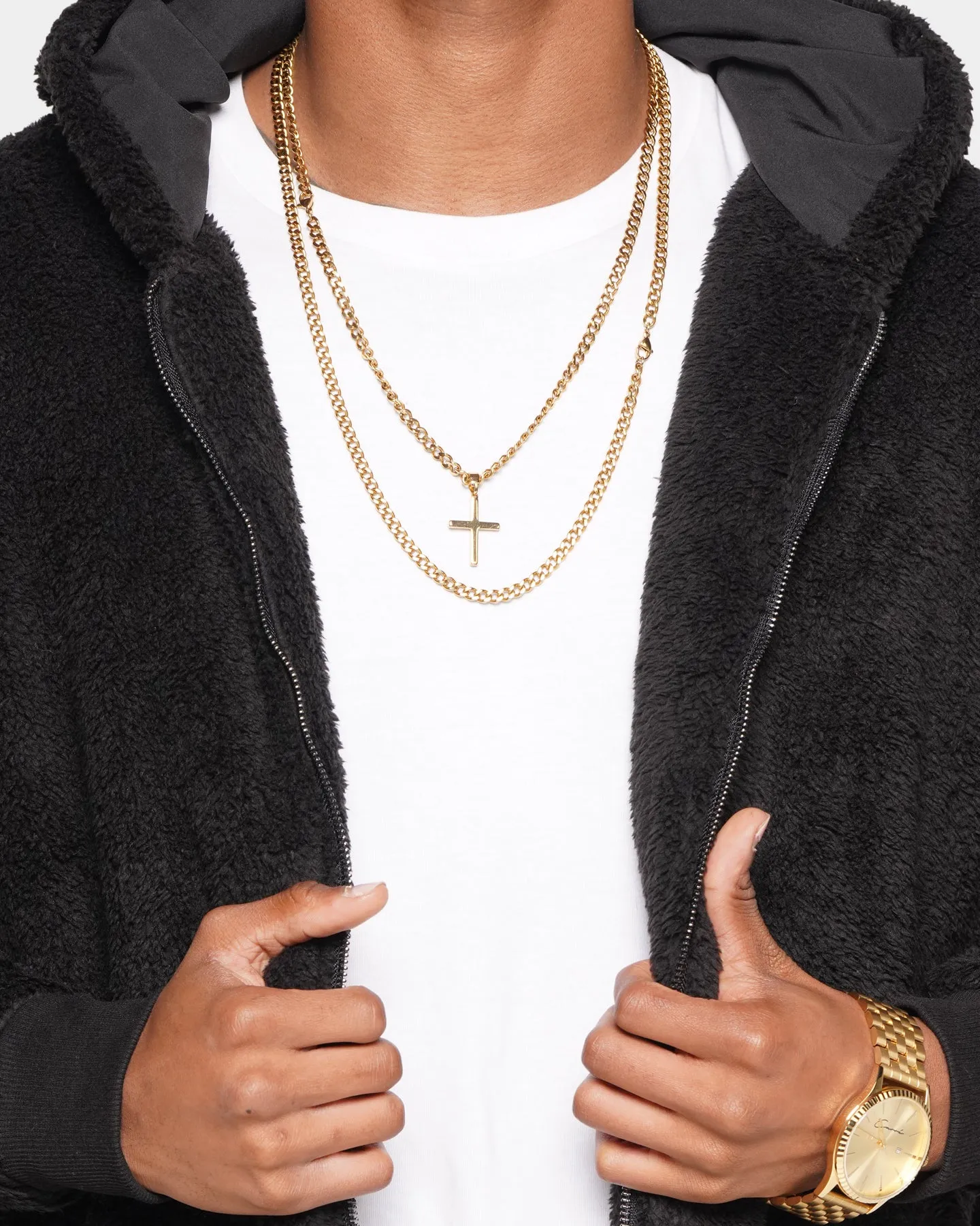 XXIII Ellis Shaggy Jacket Black