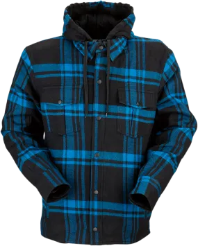Z1R Timber Flannel Shirt - Black/Blue - Large 3040-2842