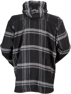 Z1R Timber Flannel Shirt - Black/Gray - Large 3040-2834