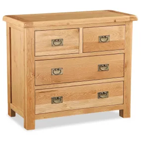 Zelah Oak 2 Over 2 Drawer Chest